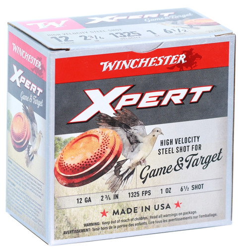 Winchester Xpert Game and Target 12ga 2 3/4" 1oz #6.5 High Velocity Steel Shot57498