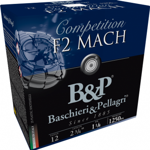 Baschieri & Pellagri 12GA F2 Mach 2 3/4" 7/8oz #8 Shot 12B78F2858249