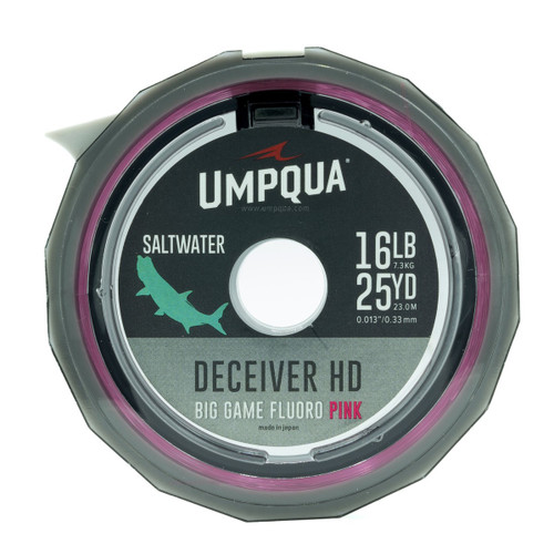 Deceiver HD Big Game Fluorocarbon Tippet Pink 20lb 25yd