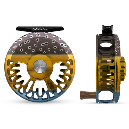 Vaya 4/5 Classic Brown Trout Reel w/ Walnut Handle62302 - Gordy