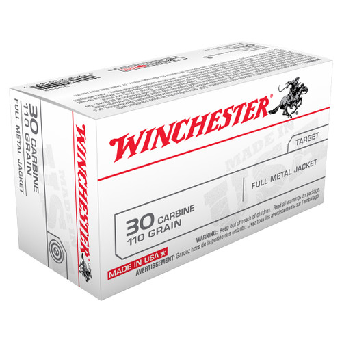 Winchester 30 Carbine 110gr FMJ Q