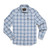 Howler Bros La Grange Lightweight Flannel in Cohen Plaid Iron Blue