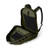 YETI Cayo™ 35L All-Weather Backpack in Olive with main compartment open