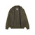 Highland Heritage Windproof Full Zip Sweater in British Green, laying flat