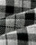 Filson Light Weight Alaskan Guide Shirt in Light Charcoal Plaid, close up on fabric