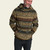 Model wearing a Howler Bros Tajima Hoodie in Canyon Codes: Capers