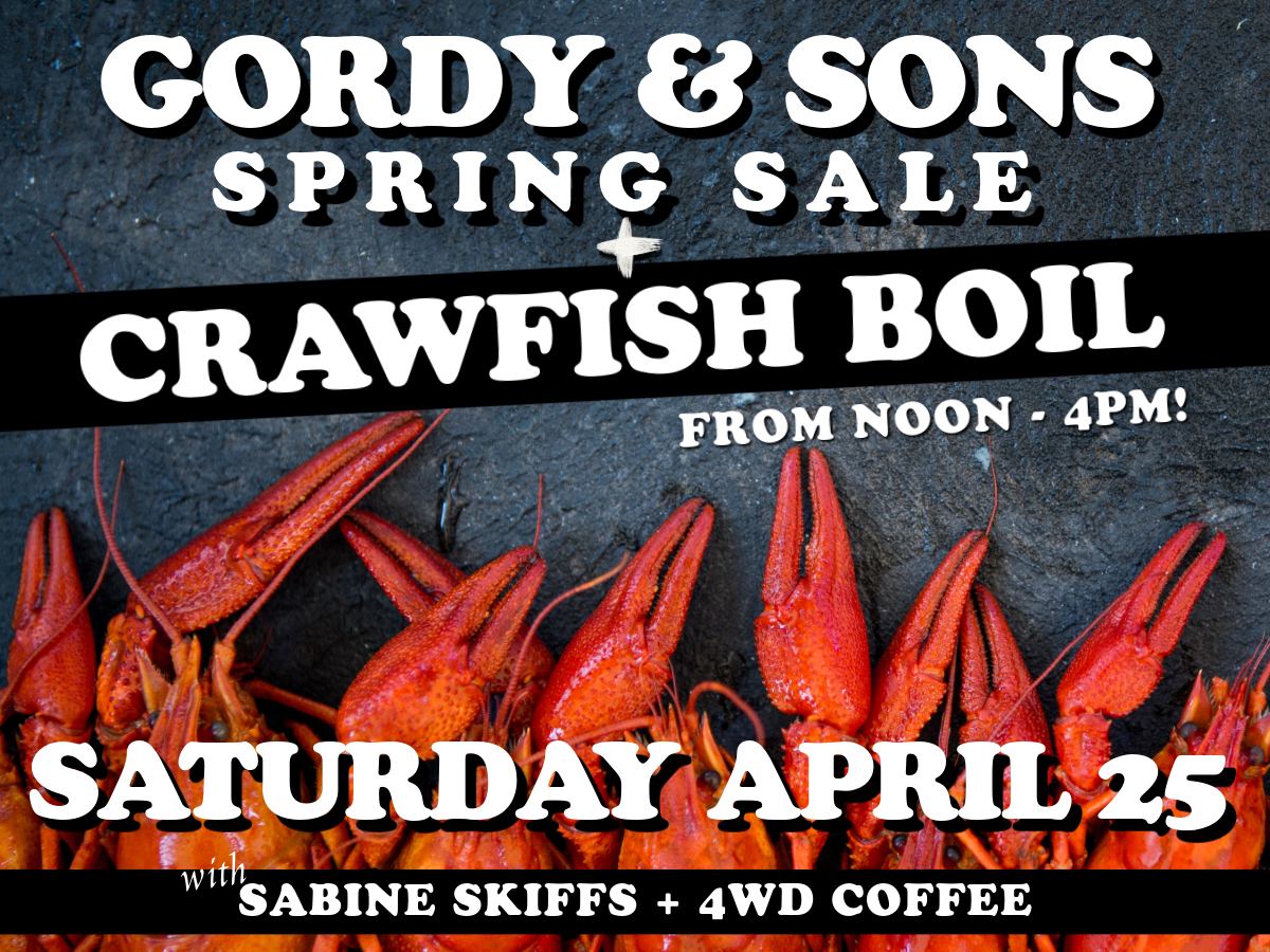 April 25: Gordy Crawfish Boil