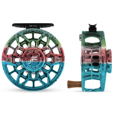 SDF Ported Reel 5/6 Classic Rainbow Trout w/ Walnut Handle61348