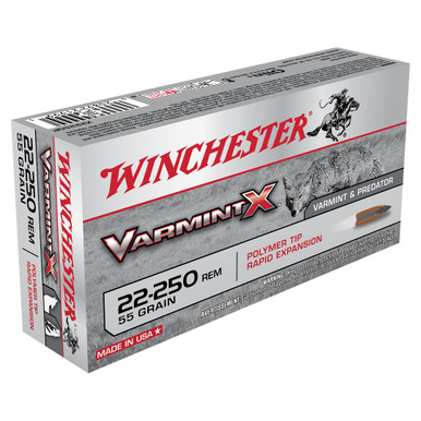 Winchester Varmint X 22-250 Rem 55gr Poly Tip X22250P61433 - Gordy