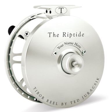 Tibor Reel The Riptide フライリール 専用ケース付 Riptide Reel Frost Silver w/ Permit Engraving60054 - Gordy & Sons