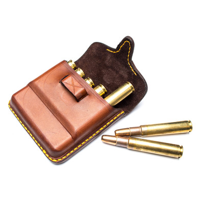 Rigby 'African' Leather Bullet Pouch | 5 Round | Closed Top53599