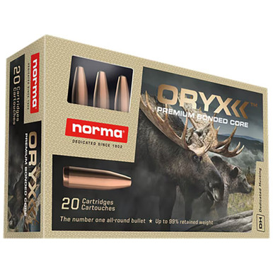 Norma ORYX 338 Win Mag 230gr Bonded Core Soft Point 20185112