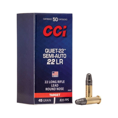CCI 22LR Quiet 45gr Lead Round Nose 975CC65039 - Gordy & Sons
