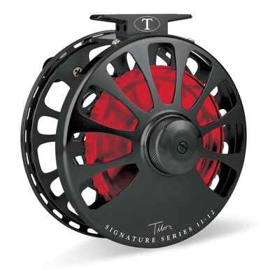 Signature Series 11-12wt Black Reel Red Hub32747 - Gordy & Sons