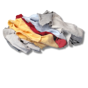 Sweatshirt material hand-picked for maximum absorbency, durability and softness. Excellent all-purpose rag.
