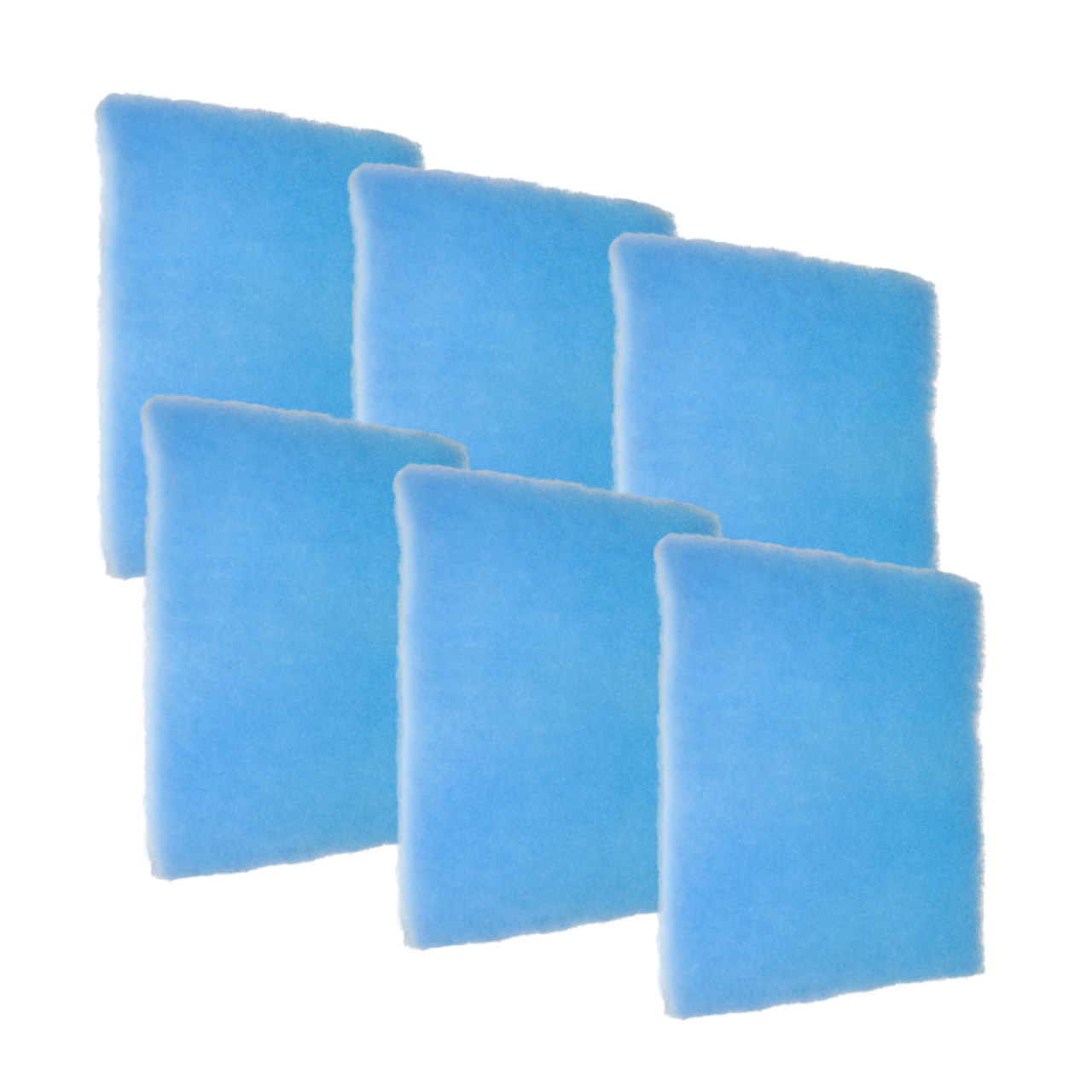 6 Pack of Blue Screen 1" Air Filter