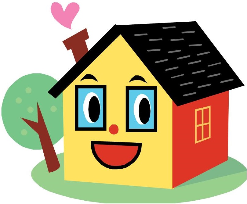 gesichtsmaske clipart house