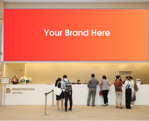 Digital Signage at Registration Counters Hall1-3, G Floor