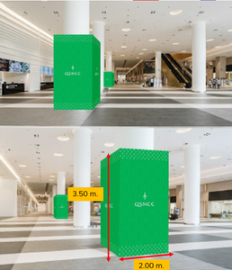 Digital Signage at Foyer Pillar