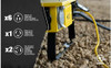 50A 125/250V Temporary Power Distribution Box – X-Treme Box with 6 Outlets, U-Ground & Straight Blade, LED Base