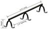 OCM Beam Bolster - Dipped - Box of 20pcs (100lf)