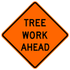 Roll-Up Traffic Signs - 36" x 36" Vinyl & Reflective