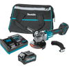 Makita 40V Max XGT Brushless Cordless 4‑1/2” / 5" Angle Grinder Kit, with Electric Brake
