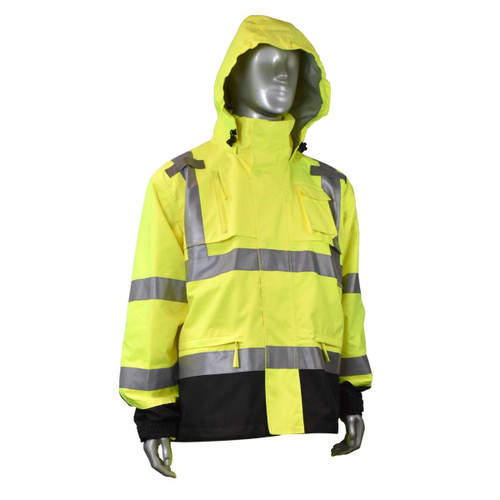 Radians RW32 Heavy Duty Rip Stop Waterproof Rain Jacket