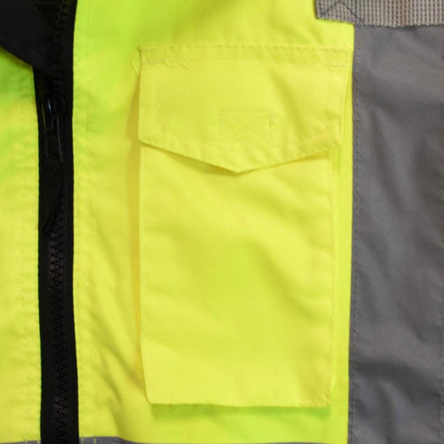 Radians SJ110B Class 3 Two-in-One High Visibility Bomber Safety Jacket