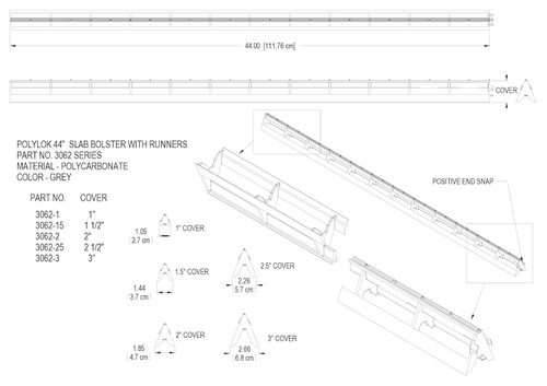 Polylok Slab Bolster with Runners