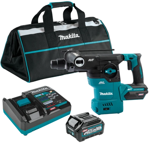 Makita 40V max XGT Brushless Cordless 1‑3/16" SDS‑PLUS AVT Rotary Hammer Kit
