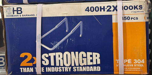 H&B 2X-Hook - Box of 350