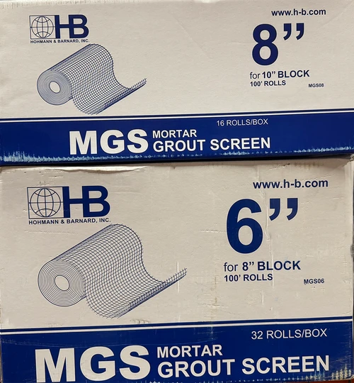 H&B MGS Mortar Grout Screen - 100ft Roll
