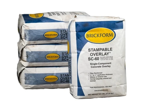 Brickform Stampable Overlay - White Base