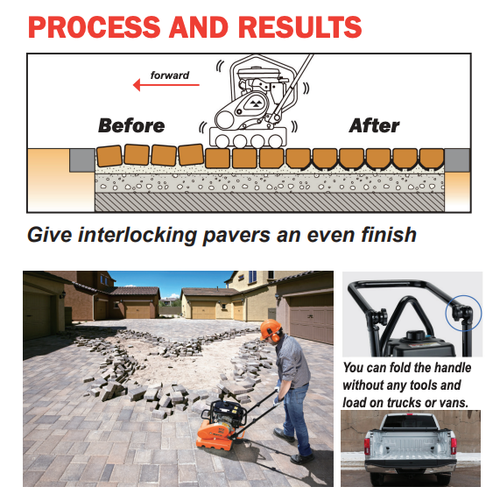 Multiquip Mikasa Paver Plate Compactor