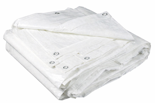 Heavy Duty Construction Tarp - Flame-Retardant - 20' x 21' - Box of 4