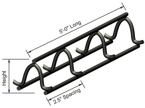 OCM Beam Bolster Upper - Plain - Box of 20pcs (100lf)