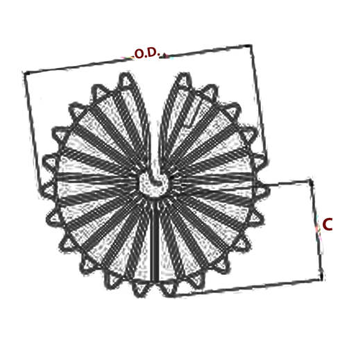 OCM Mesh Wheel Spacers