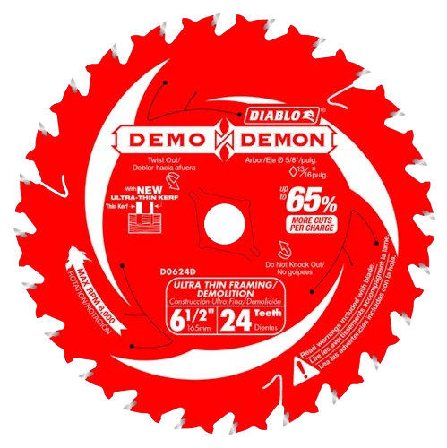 Diablo 24-Teeth Demo Demon Ultra-Thin Saw Blade for Wood
