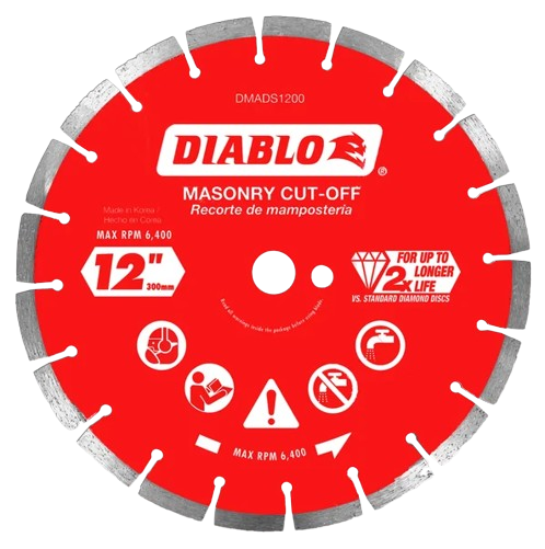 Diablo Diamond Segmented Masonry Cut-Off Blade