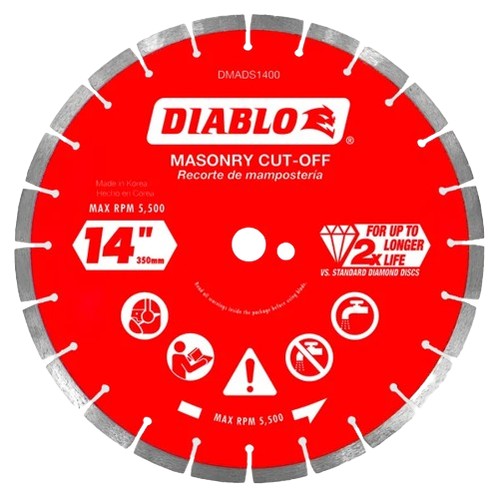 Diablo Diamond Segmented Masonry Cut-Off Blade