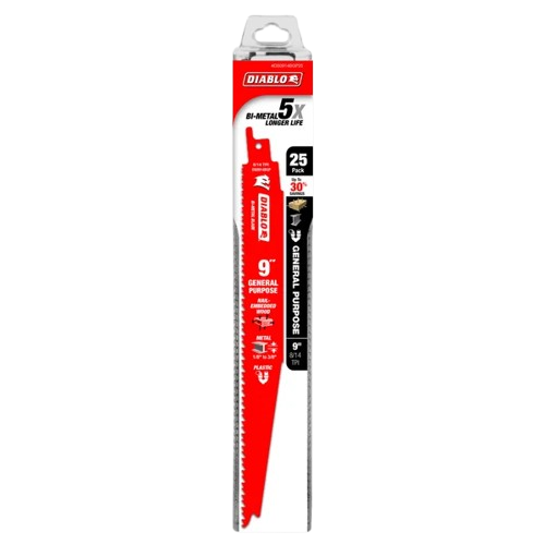 Diablo 8/14TPI Bi-Metal Reciprocating General Purpose Saw Blade