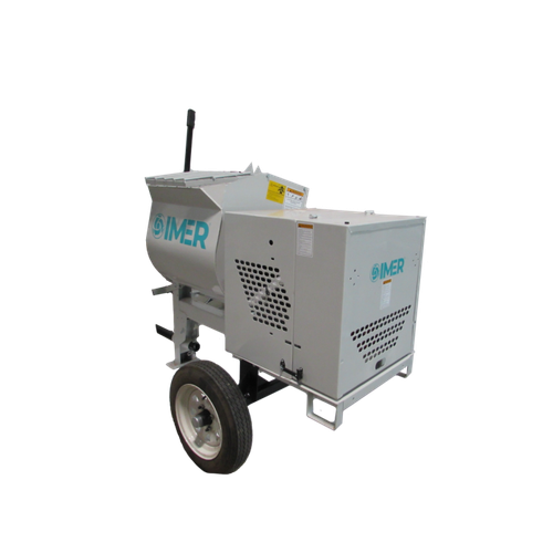 Imer HSM 6 - 6 cu ft Steel Drum Mortar Mixer