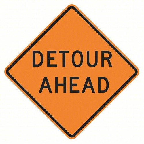 Roll-Up Traffic Signs - 36" x 36" Vinyl & Reflective