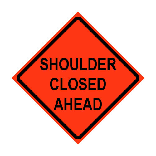 Roll-Up Traffic Signs - 36" x 36" Vinyl & Reflective