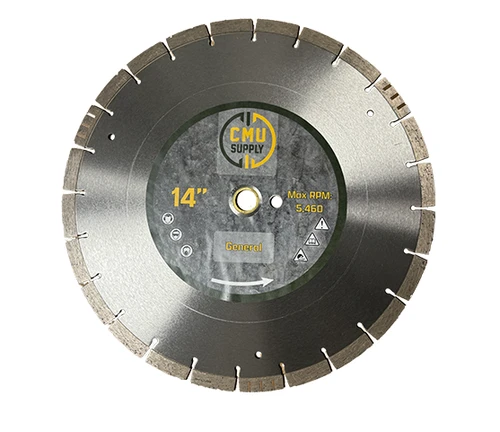 CMU Custom 14" Tacti-Cut S50 Diamond Blade