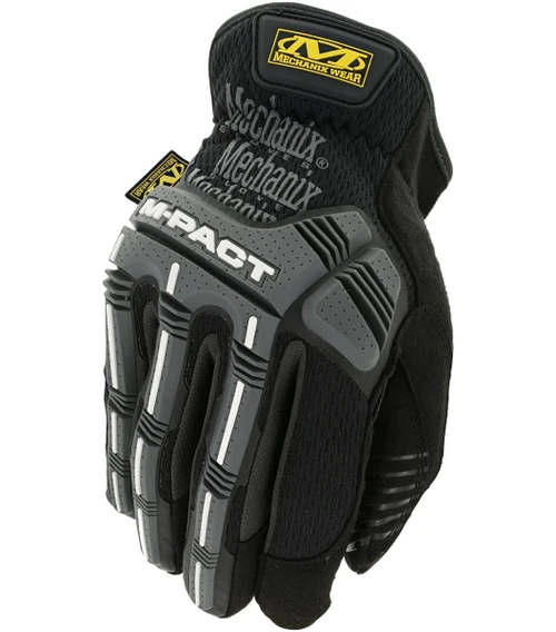 Mechanix Black M-Pact Impact Resistant Work Gloves – Open Cuff