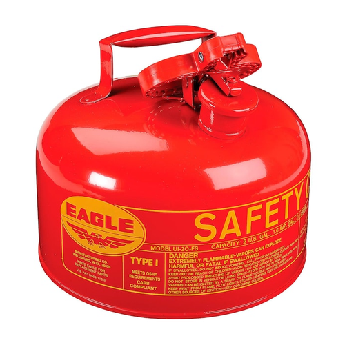 Eagle Type I Safety Red Gas Can with Funnel