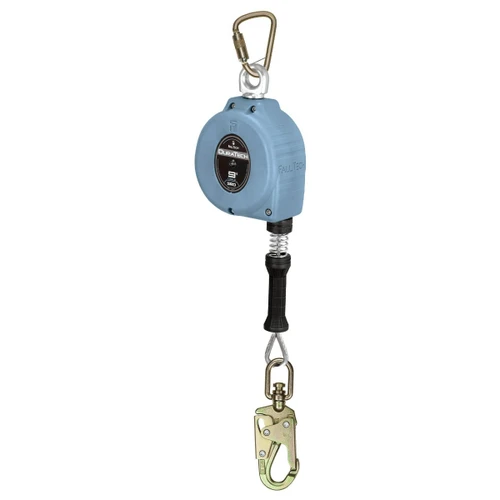 FallTech 83709SB7 9' DuraTech Cable SRL with Steel Swivel Snap Hook