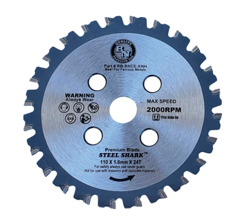 BN Products Steel Shark Replacement Circular Saw Blade - 4-3/8"